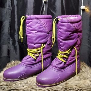 SOREL 80's winter boots RARE puple neon